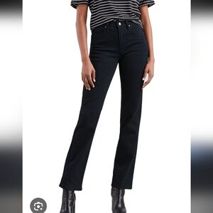 Vintage Black Tab 505 Levi's Washed Black Straight Jeans